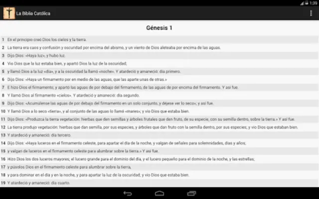 La Biblia Católica android App screenshot 0