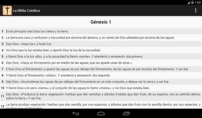 La Biblia Católica android App screenshot 1